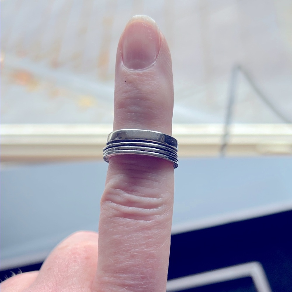 Silpada Men's Silver Band Ring